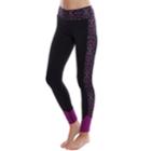 Women's Gaiam Om Charisma Yoga Leggings, Size: Xs, Grey (charcoal)