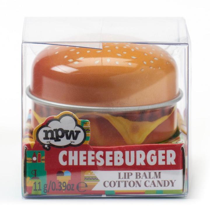 Npw Cheeseburger Lip Balm Tin (cotton Candy)