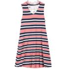 Speechless, Girls 7-16 Ribbed Striped Knit Shift Dress, Girl's, Size: 16, Pink Ovrfl