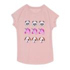 Girls 7-16 Harper & Elliott Roll Cuff Graphic Tee, Size: Xl, Light Pink