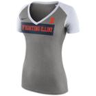 Women's Nike Illinois Fighting Illini Football Top, Size: Xl, Dark Grey