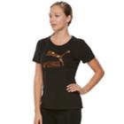 Women's Puma Archive Life Graphic Tee, Size: Medium, Black