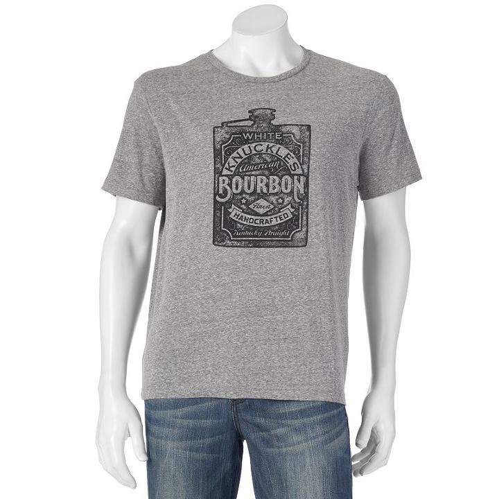Men's Sonoma Goods For Life&trade; White Knuckles Burbon Tee, Size: Medium, Grey