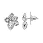 Simply Vera Vera Wang Cluster Stud Earrings With Swarovski Crystals, Women's, White