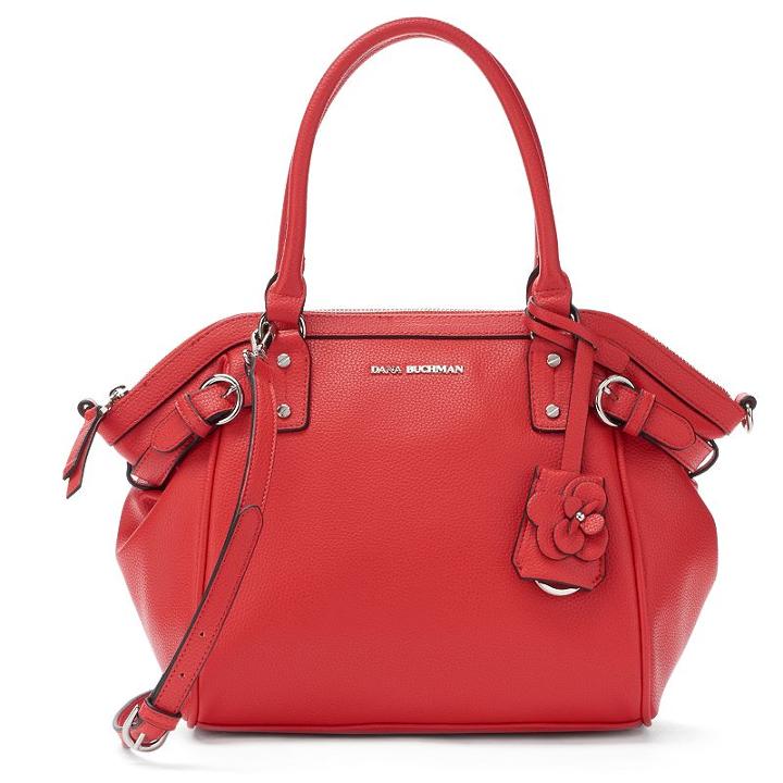 Dana Buchman Brittany Textured Satchel, Women's, Natural
