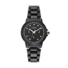 Citizen Eco-drive Women's Silhouette Crystal Stainless Steel Watch, Black