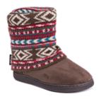 Women's Muk Luks Raquel Boot Slippers, Size: Small, Red/coppr (rust/coppr)