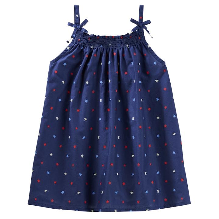 Girls 4-12 Oshkosh B'gosh&reg; Print Smocked Tank Top, Size: 4-5