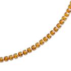 Sterling Silver Citrine Bracelet, Women's, Size: 7.5, Orange