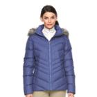 Women's Columbia Icy Heights Hooded Down Puffer Jacket, Size: Medium, Drk Purple