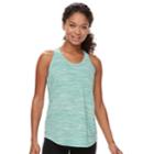 Women's Petite Tek Gear&reg; Racer Back Tank, Size: L Petite, Lt Green