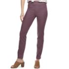 Women's Sonoma Goods For Life&trade; Pull-on Skinny Jeans, Size: 8, Purple