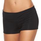 Women's Apt. 9&reg; Solid Boyshort Bottoms, Size: Medium, Black