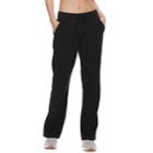Women's Tek Gear&reg; Microfleece Sweatpants, Size: S Long, Black