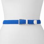 Women's Nike Woven G-flex Stretch Golf Belt, Size: Medium, Blue