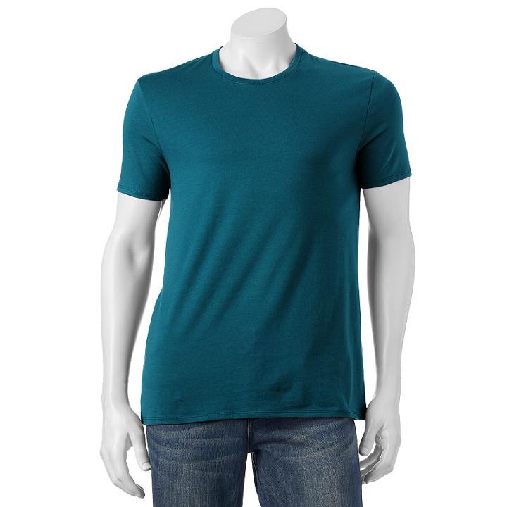 Men's Apt. 9 Solid Tee, Size: Xl, Green