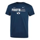 Boys 8-20 Nike Byu Cougars Legend Football Tee, Size: L 14-16, Blue (navy)