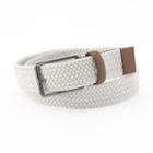 Big & Tall Grand Slam Elastic Braided Golf Belt, Men's, Size: 52, White