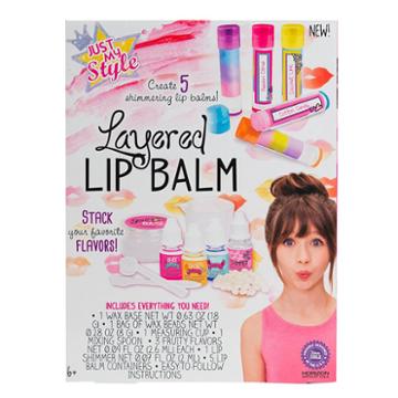 Just My Style Layered Lip Balm Set, Multicolor