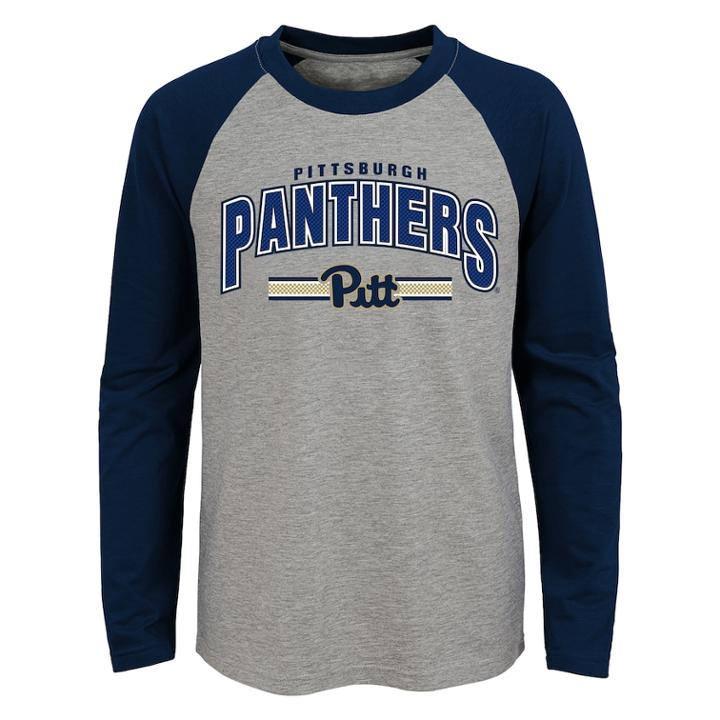 Boys 4-18 Pitt Panthers Audible Tee, Size: 16-18, Grey