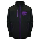 Men's Franchise Club Kansas State Wildcats Softshell Jacket, Size: 3xl, Black