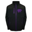 Men's Franchise Club Kansas State Wildcats Softshell Jacket, Size: 3xl, Black
