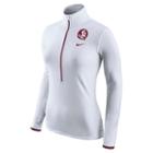 Women's Nike Florida State Seminoles Pro Hyperwarm Pullover, Size: Large, White