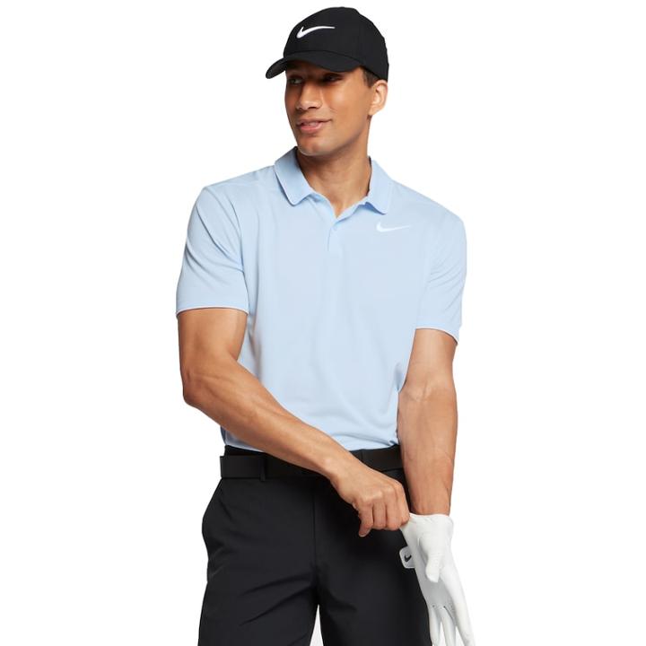 Men's Nike Essential Regular-fit Dri-fit Performance Golf Polo, Size: Medium, Blue Other