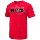 Men's Campus Heritage North Carolina State Wolfpack Motto Tee, Size: Large, Nst Red
