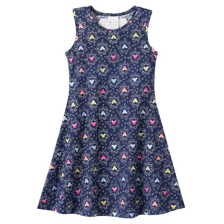 Disney's Minnie Mouse Girls 4-7 Racerback Heart Skater Dress By Jumping Beans&reg;, Girl's, Size: 5, Blue