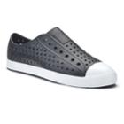 Men's Perforated Slip-on Shoes, Size: Large, Black