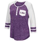 Women's Campus Heritage Lsu Tigers Conceivable Tee, Size: Small, Drk Purple