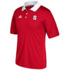 Men's Adidas North Carolina State Wolfpack Coaches Polo, Size: Medium, Nst Red