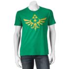 Men's Legend Of Zelda Triumphant Triforce Tee, Size: Xl, Med Green