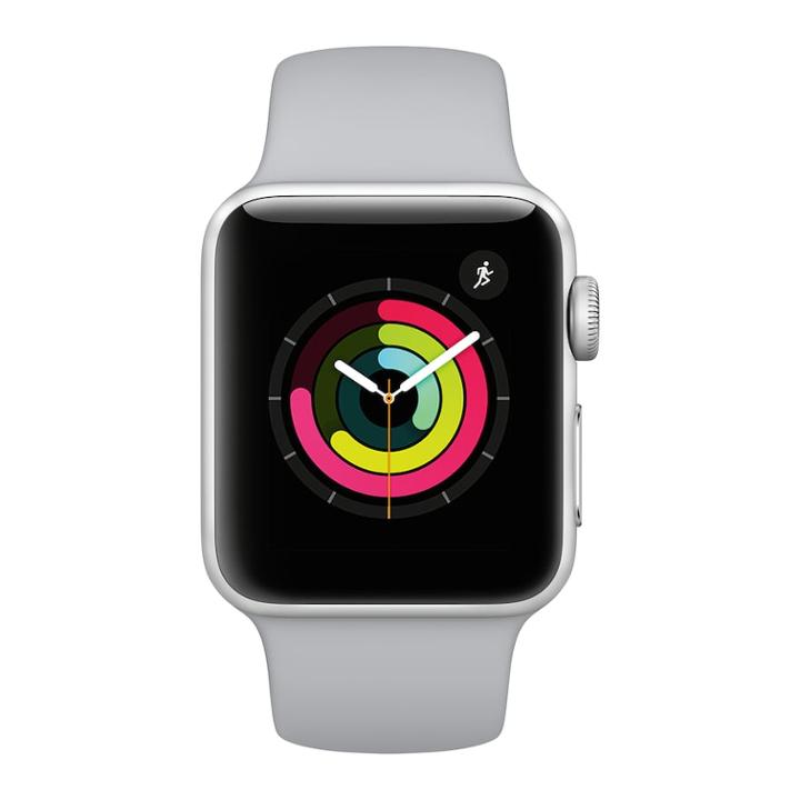Apple Watch Series 3 (gps) 38mm Silver Aluminum Case With Fog Sport Band