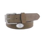 Men's Zep-pro Georgia Bulldogs Concho Crazy Horse Leather Belt, Size: 32, Brown