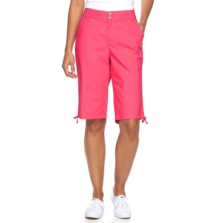 Caribbean Joe Twill Skimmer Pants - Women's, Size: 10, Red Other