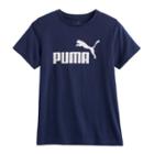 Boys 8-20 Puma Logo Tee, Size: Medium, Blue Other