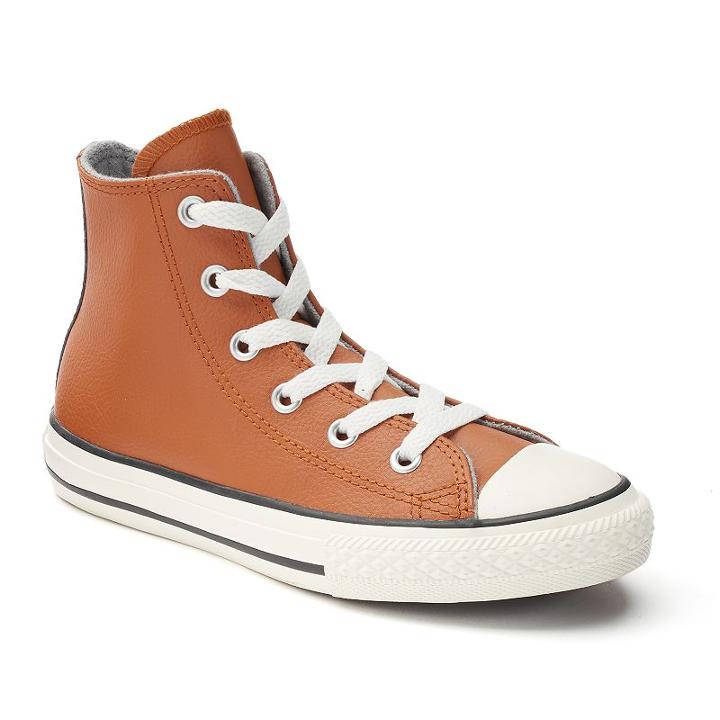 Kid's Converse Chuck Taylor All Star Leather & Wool High-top Sneakers, Size: 3, Black