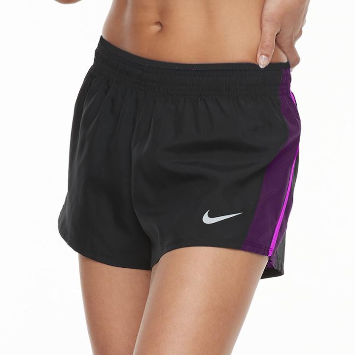 Women's Nike 10k 2 Running Shorts, Size: Small, Grey (charcoal)