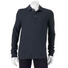Men's Croft & Barrow&reg; Easy-care Pique Pocket Polo, Size: Small, Blue