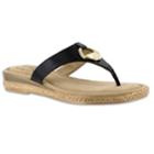 Tuscany By Easy Street Belinda Women's Sandals, Size: 8 Wide, Black