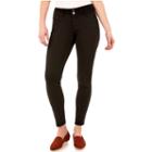 Women's Angels Curvy Fit Skinny Jeans, Size: 12, Grey (charcoal)