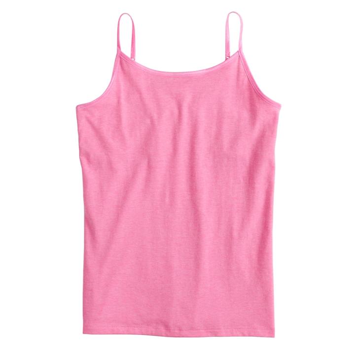 Girls 7-16 & Plus Size So&reg; Strappy Tank Top, Size: 14, Brt Pink