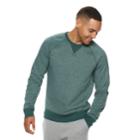 Men's Sonoma Goods For Life&trade; Modern-fit Supersoft Fleece Crewneck Pullover, Size: Xl, Dark Green