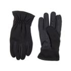 Men's Levi's&reg; Mixed Media Touchscreen Stretch Gloves, Size: Large, Black