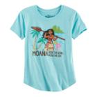 Disney's Moana Ride The Wind, Read The Sea Girls 7-16 & Plus Size Glitter Graphic Tunic, Size: Xl Plus, Purple Oth