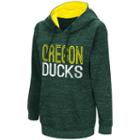 Women's Campus Heritage Oregon Ducks Throw-back Pullover Hoodie, Size: Medium, Dark Green