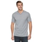 Big & Tall Urban Pipeline&reg; Ultimate V-neck Fashion Tee, Men's, Size: Xl Tall, Med Grey