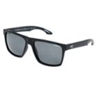 Unisex O'neill Harlyn Square Polarized Sunglasses, Black
